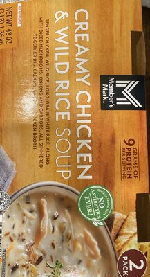 CREAMY CHICKEN WILD RICE SOUP