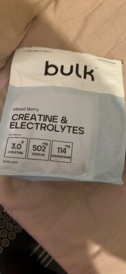 CREATINE & ELECTROLYTES Mixed Berry