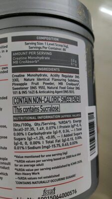 Creatine monohydrate