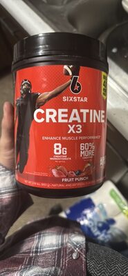 Creatine X3 Fruit Punch
