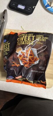 Crinkle Cut Sweet Potatoes