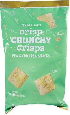 Crisp Crunchy Crisps Pea & Chickpea Snacks