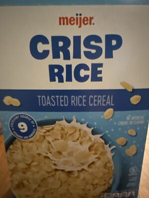 Crisp Rice Oven Toasted Rice Cereal