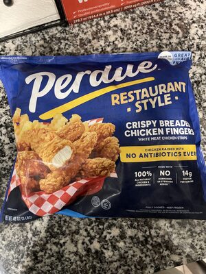 CRISPY BREADED CHICKEN FINGERS