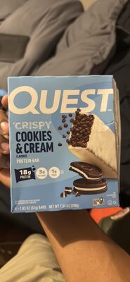 Crispy Cookies & Cream Flavored Protein Bar