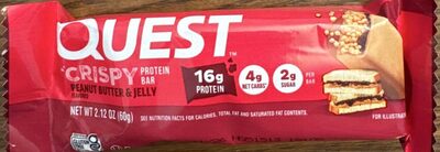 Crispy Peanut Butter & Jelly Protein Bar