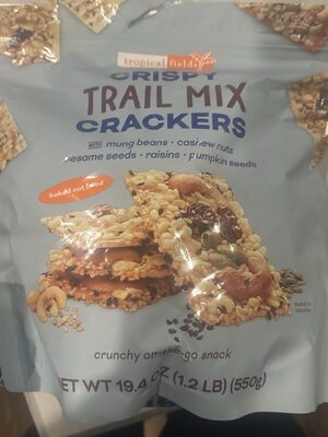 Crispy Trail Mix Crackers