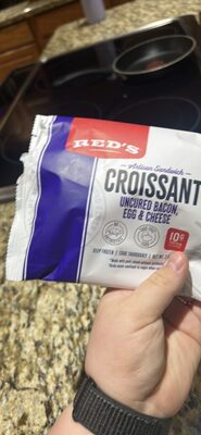 Croissant Uncured Bacon, Egg & Cheese