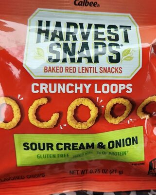 crunchions red lentil snack crisps