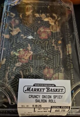 Crunchy Onion Spicy Salmon Roll