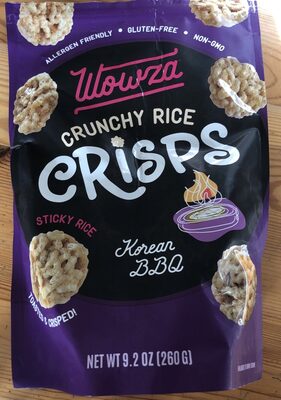 Crunchy Rice Crisps Korean BBQ