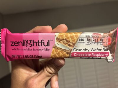 Crunchy Wafer Bar Chocolate Raspberry