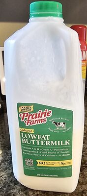 Cultured lowfat buttermilk