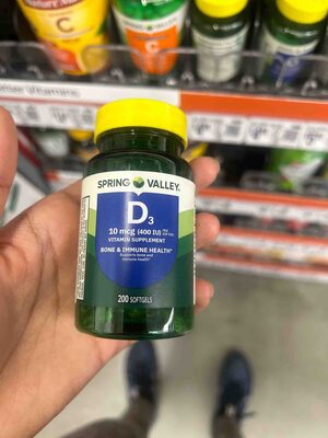 D3 10 Mcg (400 Iu) Vitamin Supplement