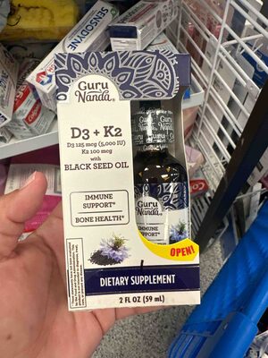 D3 + K2 With Black Seed Oil