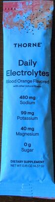 Daily Electrolytes Blood Orange Flavored