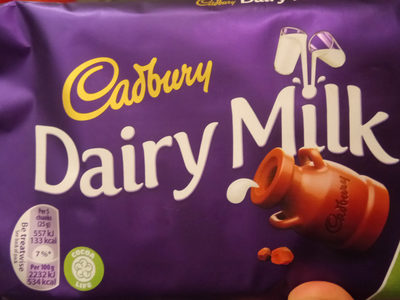 Dairy milk chocolate bar