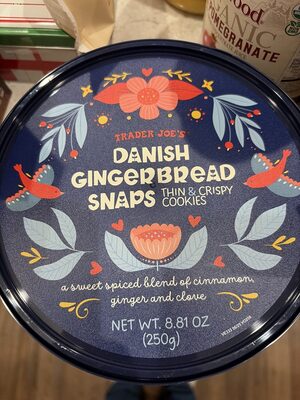 Danish Gingerbread Snaps Thin & Crispy Cookies