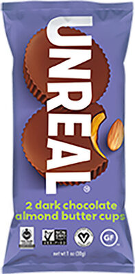 Dark chocolate almond butter cups