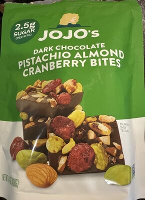 Dark Chocolate Almond Cranberry Bites