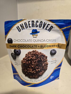 Dark Chocolate + Blueberries - Chocolate Quinoa Crisp