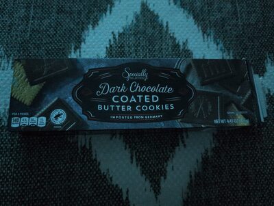 Dark Chocolate Coated Butter Cookie