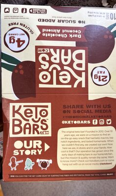 Dark chocolate, coconut almond