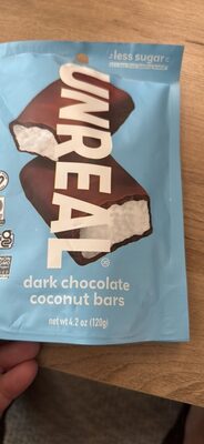 dark chocolate coconut bars