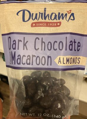 Dark Chocolate Macaroon Almonds
