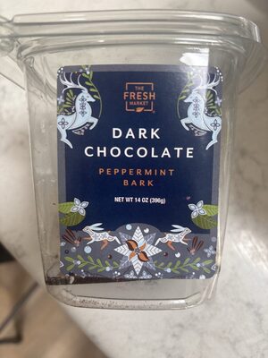 Dark chocolate Peppermint Bark