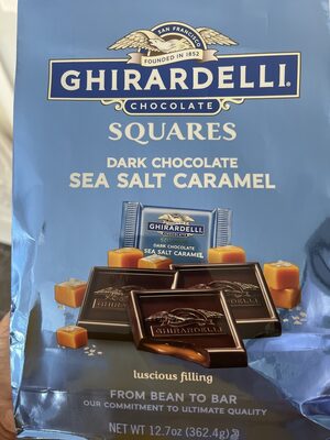 Dark chocolate sea salt caramel