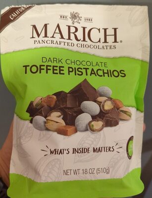 Dark Chocolate Toffee Pistachios
