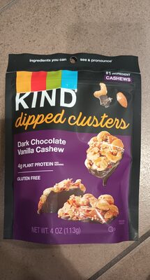 Dark chocolate vanilla cashew