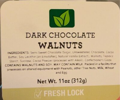Dark Chocolate Walmuts
