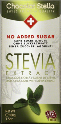 Dark Chocolate With Stevia Extract