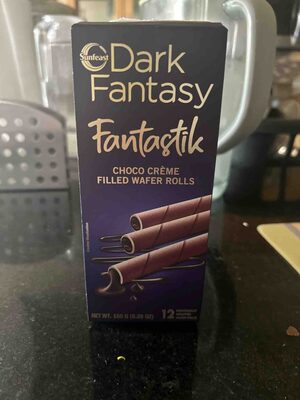 Dark Fantasy Fantastik Choco Crème Filled Wafer Rolls