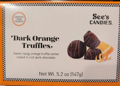 Dark Orange Truffles
