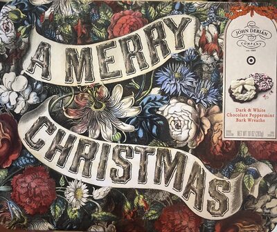 Dark & White Chocolate Peppermint Bark Wreaths