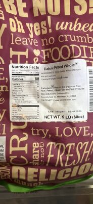 Dates Pitted Whole