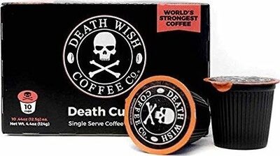 Death wish coffee single serve capsules for keurig