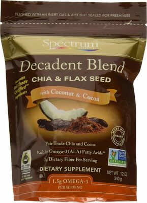 Decadent Blend Chia & Flax Seed Coconut & Cocoa