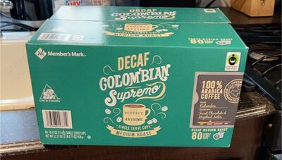 Decaf Colubian Supremo