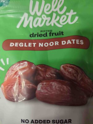 Deglet Noir Dates, pitted dried fruit