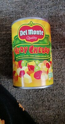 Del monte, very cherry mixed fruit in a light syrup