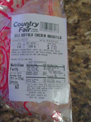 Deli Buffalo Chicken Breast