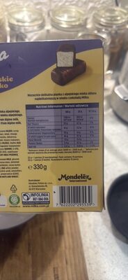 delikatna pianka z alpejskiego mleka oblana czekoladą Milka