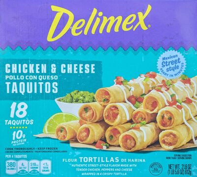 Delimex Chicken & Cheese Taquitos