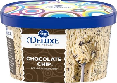 Deluxe chocolate chip ice cream