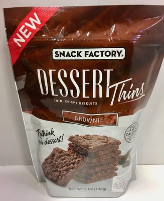 Dessert thin, crispy biscuits