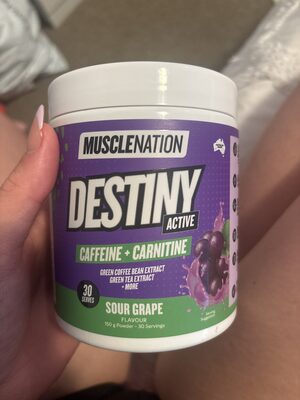Destiny Active Caffeine + Carnitine Sour Grape